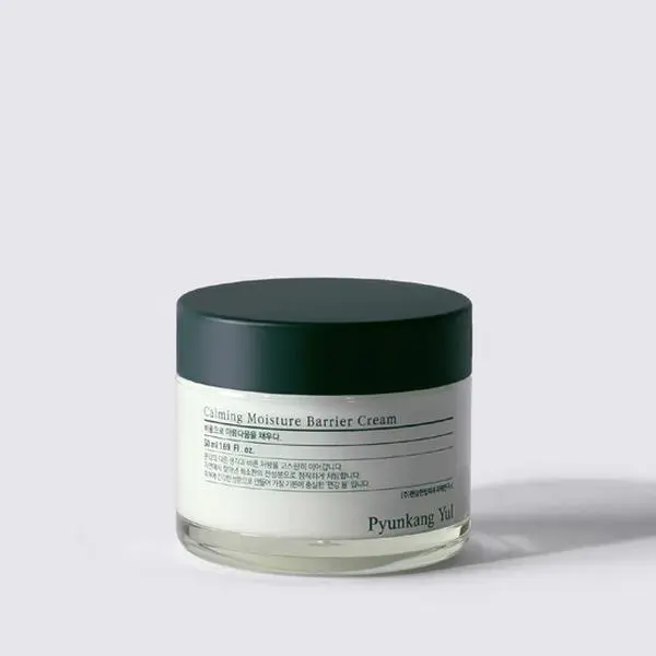 [Pyunkang Yul] Calming Moisture Barrier Cream 50ml, Instantly Soothes Sensitive Skin, Hyaluronic Acid & Ceramide for Hydration, Low pH cream, Vegan, Centella Asiatica Extract, Korean Skincare, Viral Moisture Barrier Cream