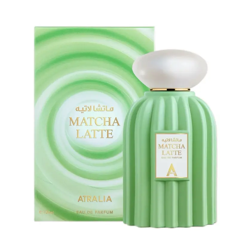 Atralia Matcha Latte Eau de Parfum, Long-Lasting Gourmand Scent with Madagascar Vanilla, Toffee & Tea Notes, Unisex Fragrance, 100 ml, 100 Ml Perfume, Madagascar Vanilla Unisex Fragrance, Fragrances, Vanilla Perfume