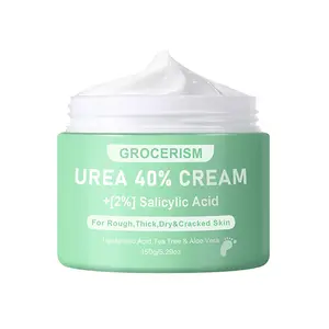 Grocerism Smoothing Foot Cream and Hand Cream, Deeply Moisturizing Daily Lotion for Dry and Thick Skin, 5.29 oz