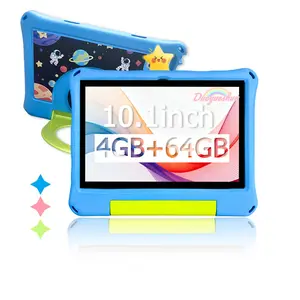 10.1 Inch Calling Learning Tablet PC, 5g WiFi, Supports Sim Card, Parental Control, Android Education Device, Shockproof Case, Gift for Kids