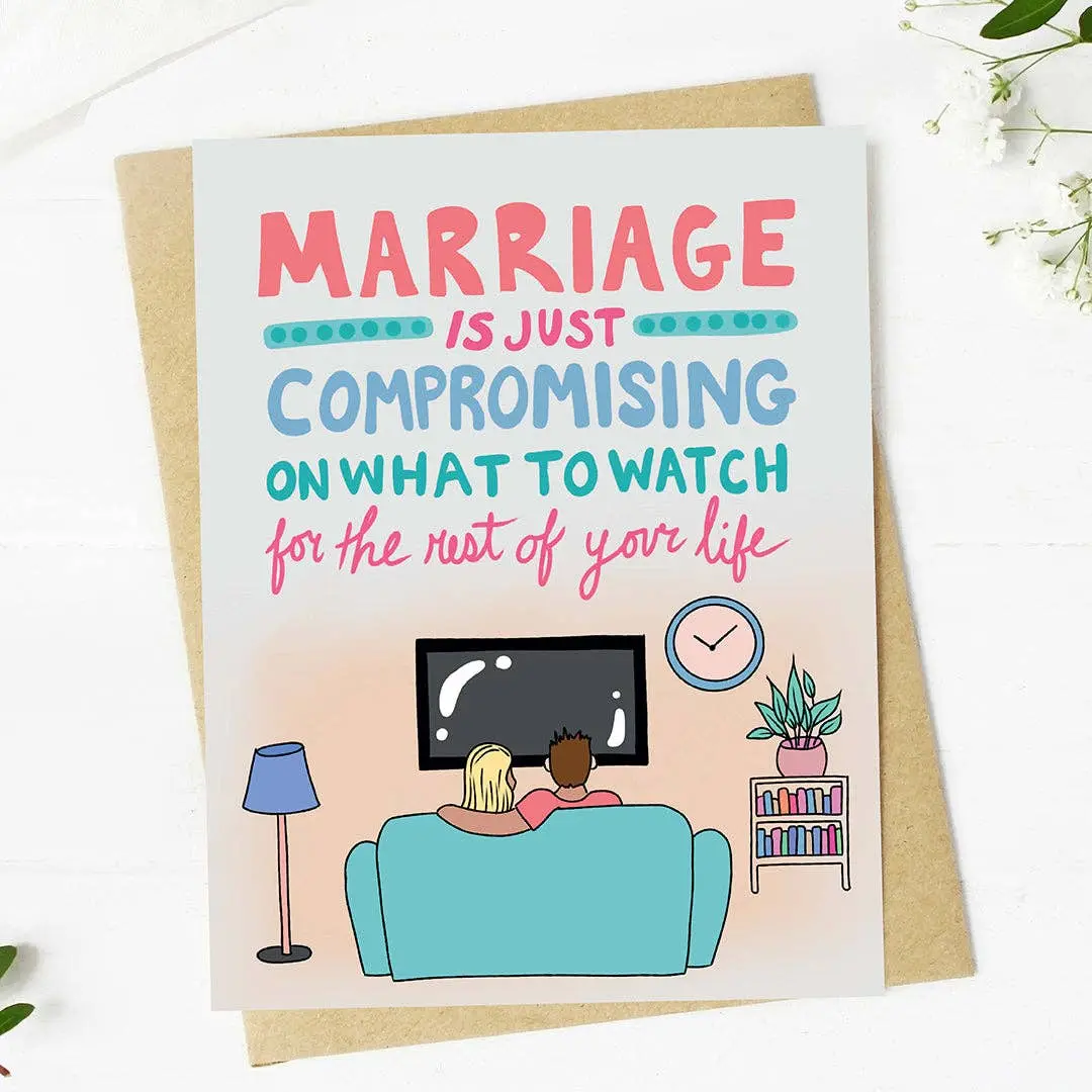 Compromising Wedding Card