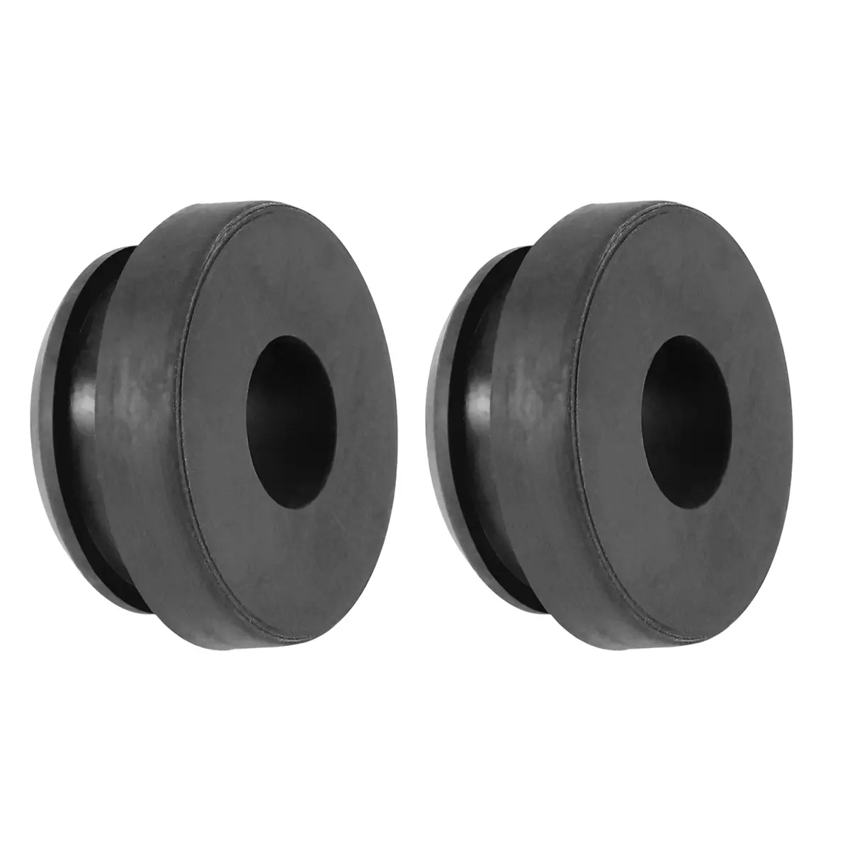 2PCS Black Rubber Radiator Upper Insulator Mount Bushings, 100% New Aftermarket Replacement Parts, Compatible with Honda Accord, Honda Civic, Acura TSX, Part No. 74173-SJ4-000, Part #74173