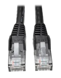 Tripp Lite TRL-N201001BK50B RJ45 Male-Male Cat6 Gigabit Snagless Molded Patch Cable, Black - 1 ft. - 50 Piece