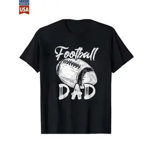 180gFootball Dad T-Shirt - Graphic Tee For Sports Lovers, Fathers Day Gift Idea, Mens Casual Short Sleeve Shirt