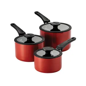 Nesting 6 Piece Nonstick Sauce Pan Set