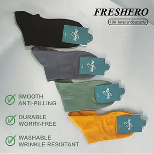 BlackFriday, Antibacterial, Antiodor, Socks for Men and Women, Socks with Terry Soles Offer Shock Absorption and Wear Resistance, Daily Socks That Are Sweat - Absorbing and Breathable, Best for Summer.