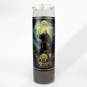 San Benito Protection Candle – Soy Wax Edition Veladora Aromática de Alta Calidad