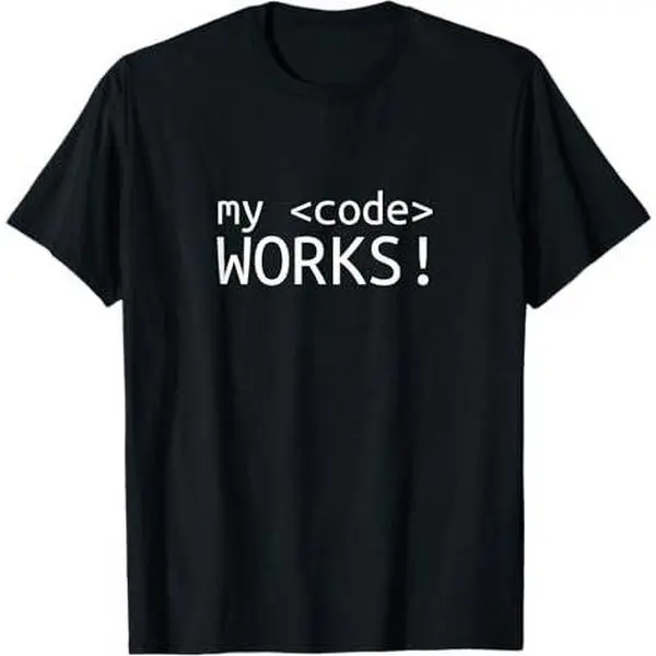 My code works Coding Software Coder Programmer T-Shirt