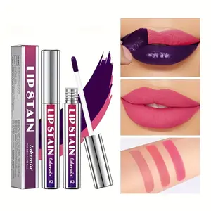 Silver Color Tear Lip Gloss Lipstick, Long-Lasting Waterproof Matte Finish, High Pigment Moisturizing, Easy to Apply and Remove, Suitable for All Skin Types, Hydrating