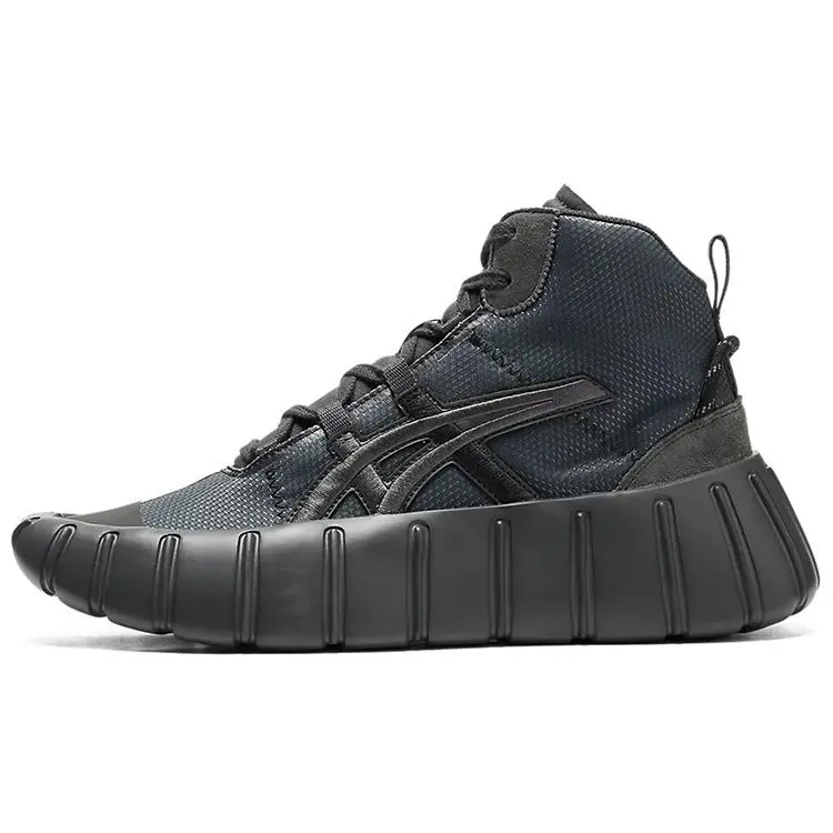 Onitsuka Tiger Gigatia MT High-Top Running Shoes for Men - Comfortable, Durable, and Sleek Design in Black-Gray