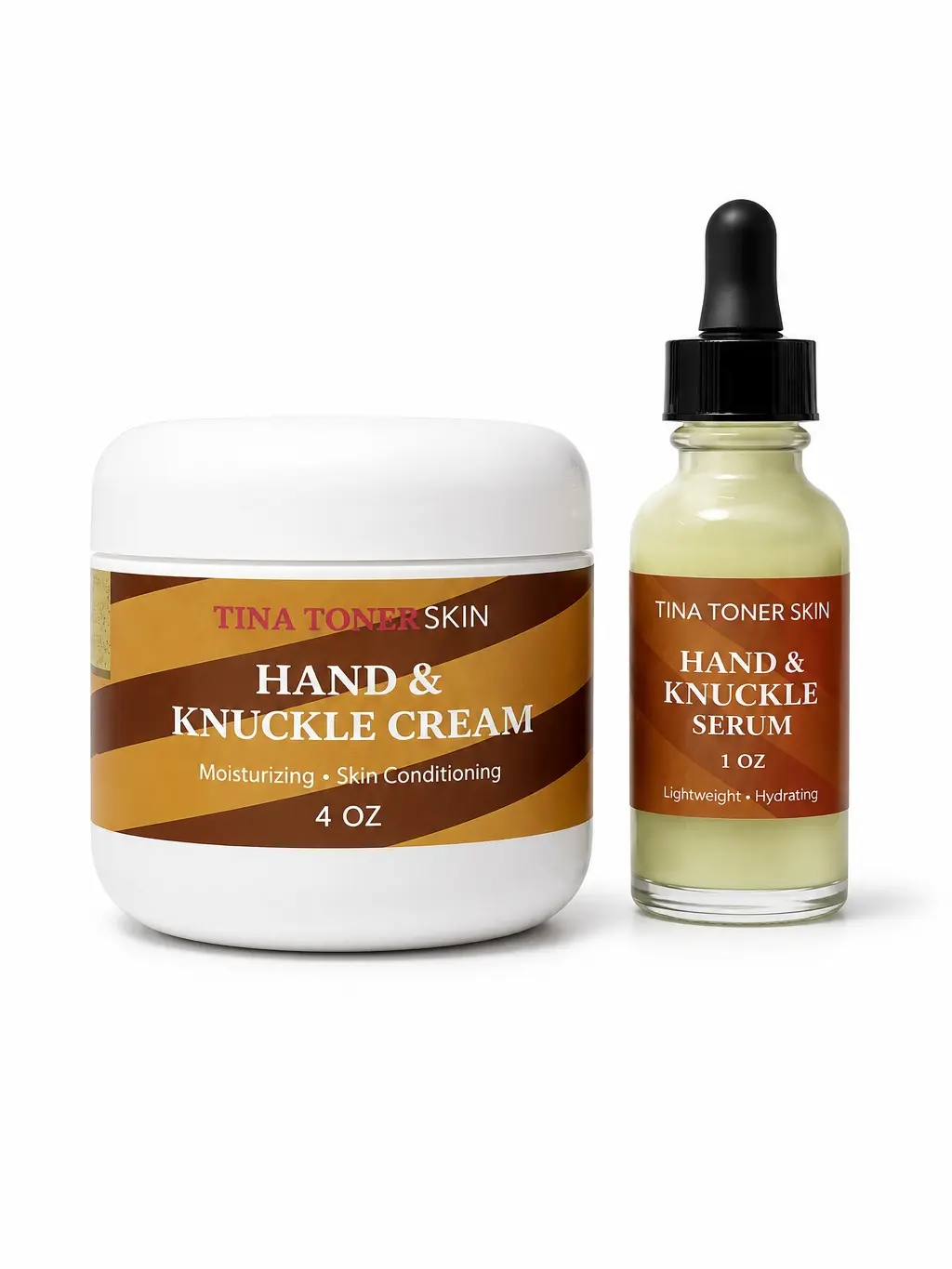 Tina Toner Dark Knuckle Serum Hydrating Cream with Aloe & Collagent