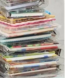 acrylic shaker notebooks, fancy designs with various characters