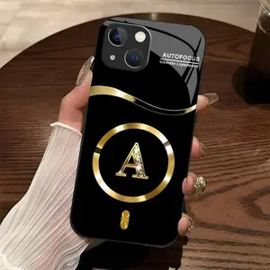 Suitable for [iPhone 14] high-end MagSafe phone case🥰，Choose from any of the 26 letters， Features a premium, minimalist design; drop-resistant and fingerprint-proof. YM99