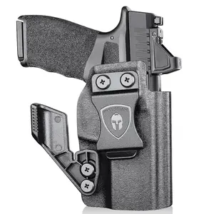WARRIORLAND IWB Kydex Holster Optic Cut & Claw Compatible with Springfield Hellcat Pro, Inside Waistband Conceal Carry, Adj. Cant and Retention, Right Hand