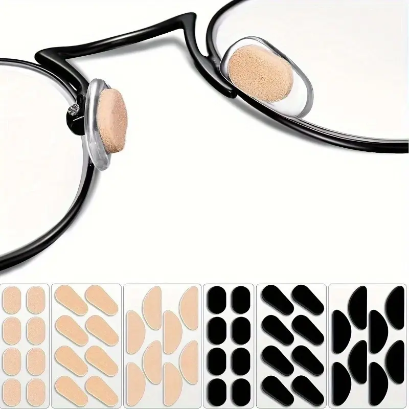 80pcs Soft Foam Nose Pads - EVA Self-Adhesive, Non-Slip & Comfortable, Eyeglass Nose Pads Anti Slip for Fashion Glasses and Reading Glasses, Eye Glasses Nose Pads Non Slip