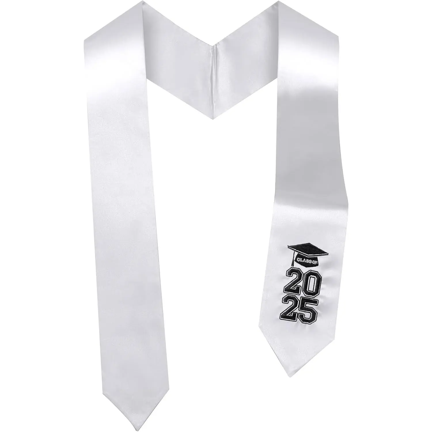 Graduation Stoles grad  Stoles Embroidered CLASS OF 2025 Sash for High School, College, Bachelor, Degrees
