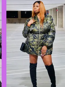Baddiville Puffy Coat Dress