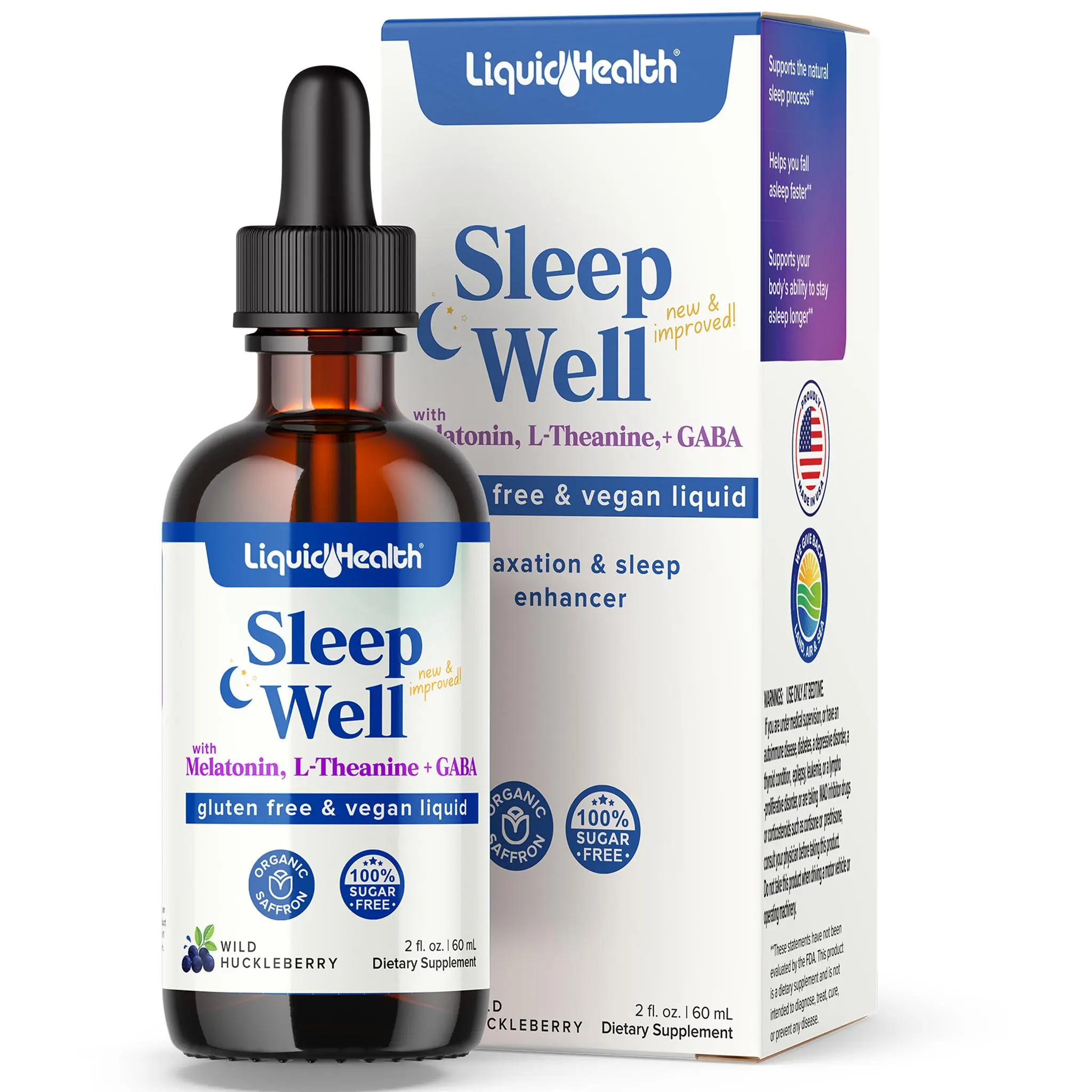 Sleep Well Liquid Bariatric Supplement - Melatonin, Valerian Root & Chamomile Sleep Support Formula | Vegan Liquid Supplement