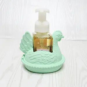 Hen on Nest Foaming Soap Holder – Farmhouse Chicken Bathroom & Kitchen Decor - You Choose Color