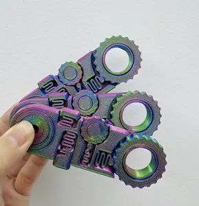 3D Printed 5-in-1 GearBall Fidget Toy Stress Reliever Compact Portable for Kids & Adults Christmas Gift Enhances Brain Thinking & Finger Dexterity