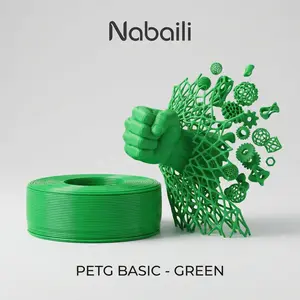 Nabaili PETG Basic Green Printing Filament for 3D Printing Projects