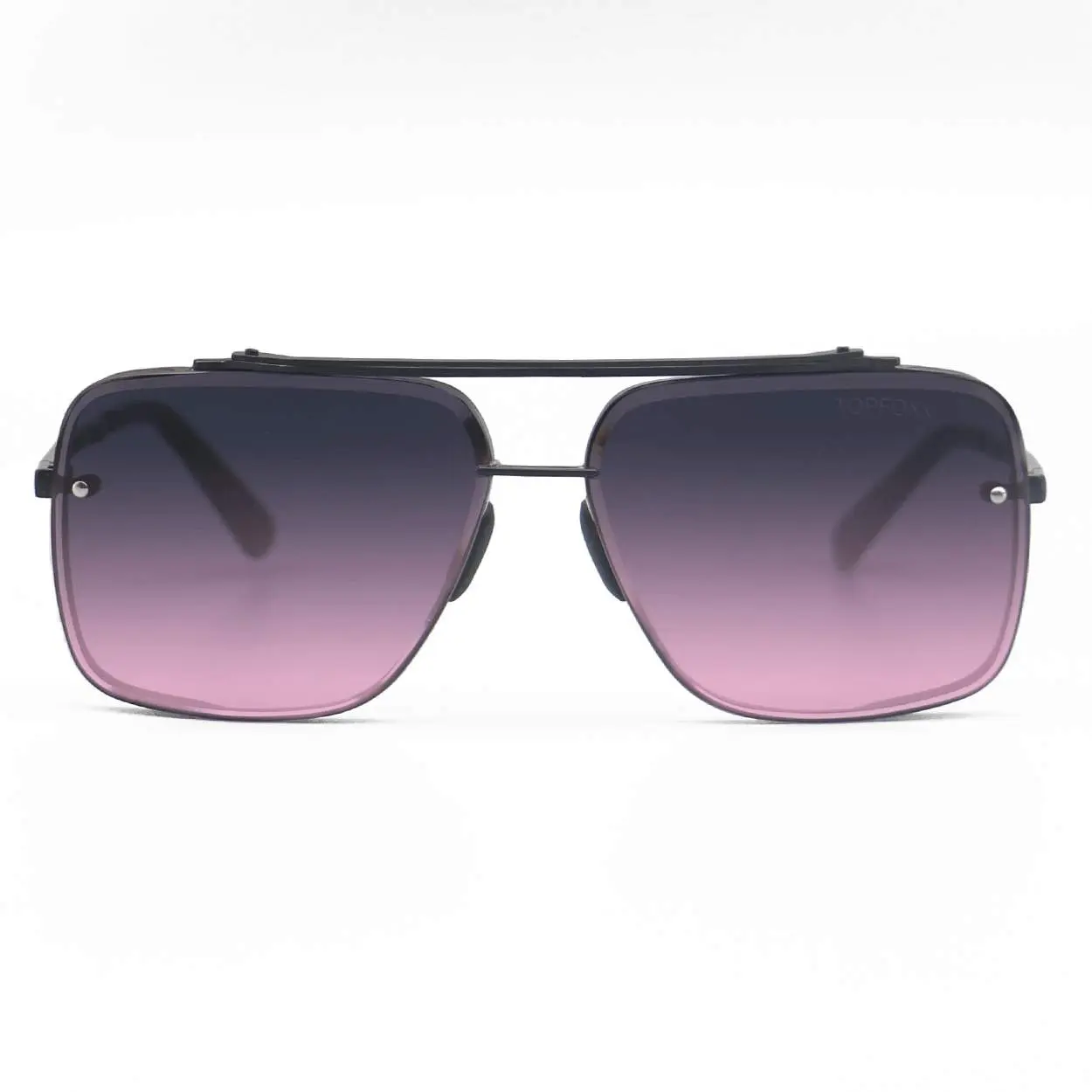 Bella - Faded Purple & Pink - Tangle Free Aviator Sunglasses - Certified Shatter-Resistant Lenses - UV400 - For Women & Men