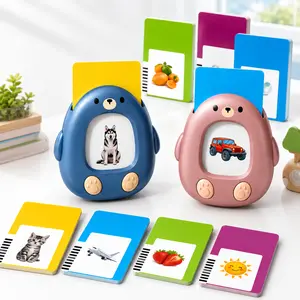Toddler Talking Flash Cards, 112 Cards 224 Sight Words, Montessori Preschool Learning Toy with Sound, Educational Gift for Kids