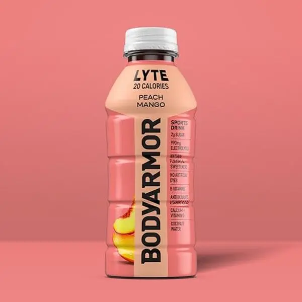 Peach Mango, Electrolyte Drink, 20 Calories, 16 Fl Oz Bottles (6 Pack), Coconut Water Sports Drink, Natural Flavor & B Vitamins