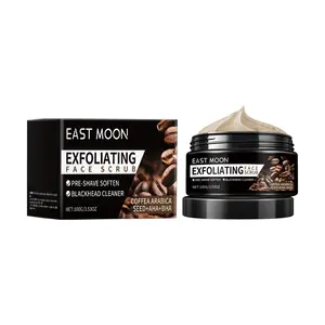 East Moon Coffee Facial Scrub Men's Facial Cleaning Pore Refreshing Comfortable Cleansing Cream