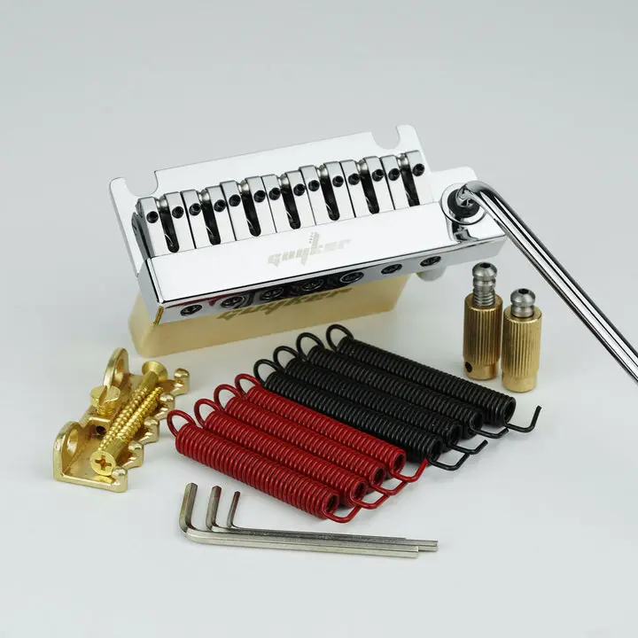 Guyker GG1009-7 7-String Tremolo Bridge with Brass Saddles & Brass Block
