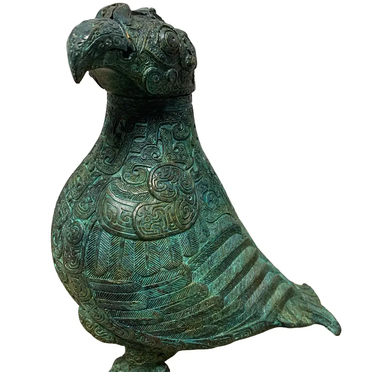 Handcrafted Bronze Bird Zun | Original Jin Dynasty Aesthetic | Ancient Craftsmanship Limited Edition