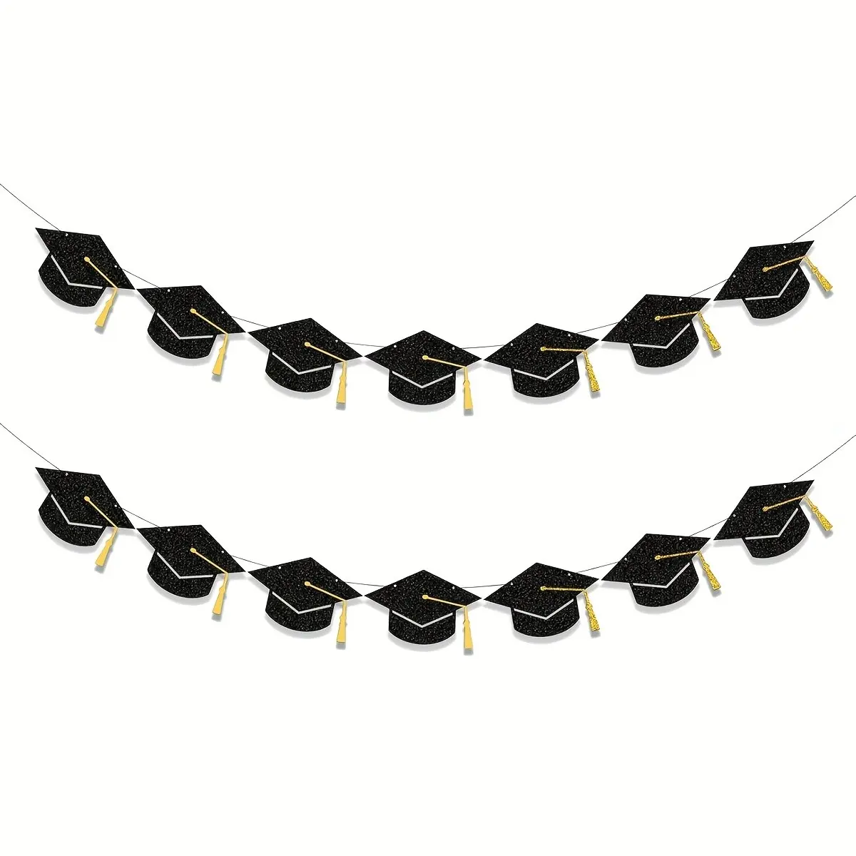 Graduation Party Decoration Set, Party Pack, Grad Party Supplies, Elegant Graduation Cap Design, Perfect for Celebrating Milestones & Special Occasions
