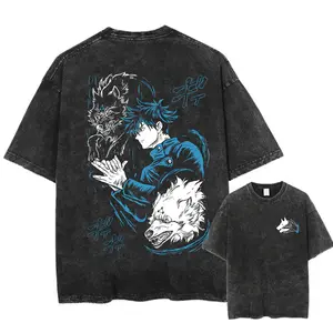 Megumi Fushiguro Divine Dogs Verion 2 T-Shirt, Anime Clothing, Jujutsu Kaisen Movie, Anime Gift, Sweatshirt, Hoodie Fan Art, Gift For Fan Anime