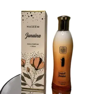 Naseem Junaina Aqua Parfum 100ml - Elegant Floral Scented Perfume for Women Alcohol-Free Hypoallergenic Rich Fragrance Composition