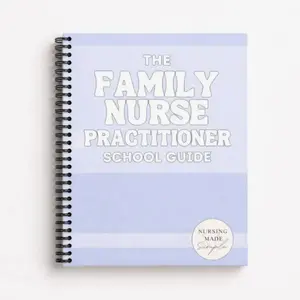FNP Study Guide Bundle, Nurse Practitioner School Notes, 19 Sections, Exam Prep, Clinical Practice Review Resource
