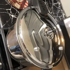 Triple Valves Cooker - Kitchen Cooking Equipment with Triple Valves Feature and Handle for Efficient Cooking Capacity 24 cm/6 L & 28 cm/10 L