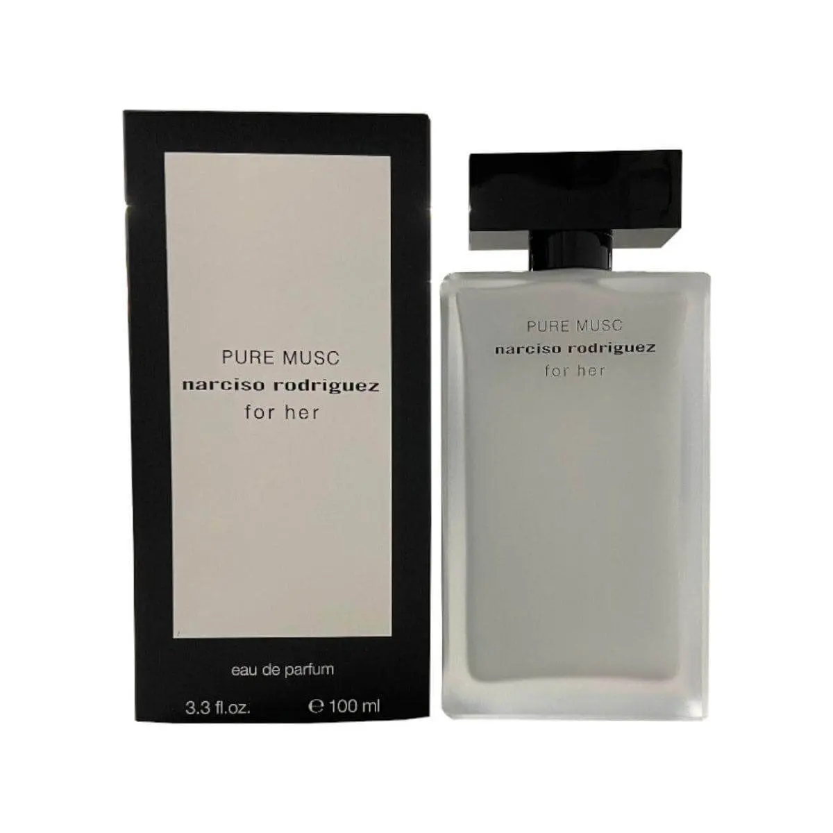 Narciso Rodriguez Pure Musc Women's EDP Spray - Elegant Botanical, Floral, Perfumed Fragrance, 3-3.9 fl oz, New Box Pack, Single Item, Botanical Women's Fragrance, Floral Women's Fragrance