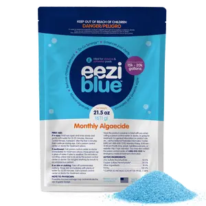 Eeziblue Pool Algaecide & Pool Booster for Above Ground and In-Ground Swimming Pools