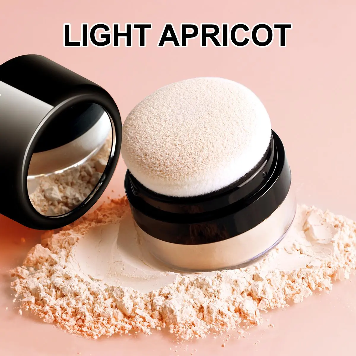 Oil Control Makeup Powder with Puff, Long Lasting Matte Makeup Setting Powder, Face Makeup Accessories, Cosmetics, Smooths Skin & Completes Makeup, Lightweight Natural Look, Silky Smooth Powder