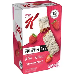 Protein Bars Strawberry 18 Count - Good Source of Protein