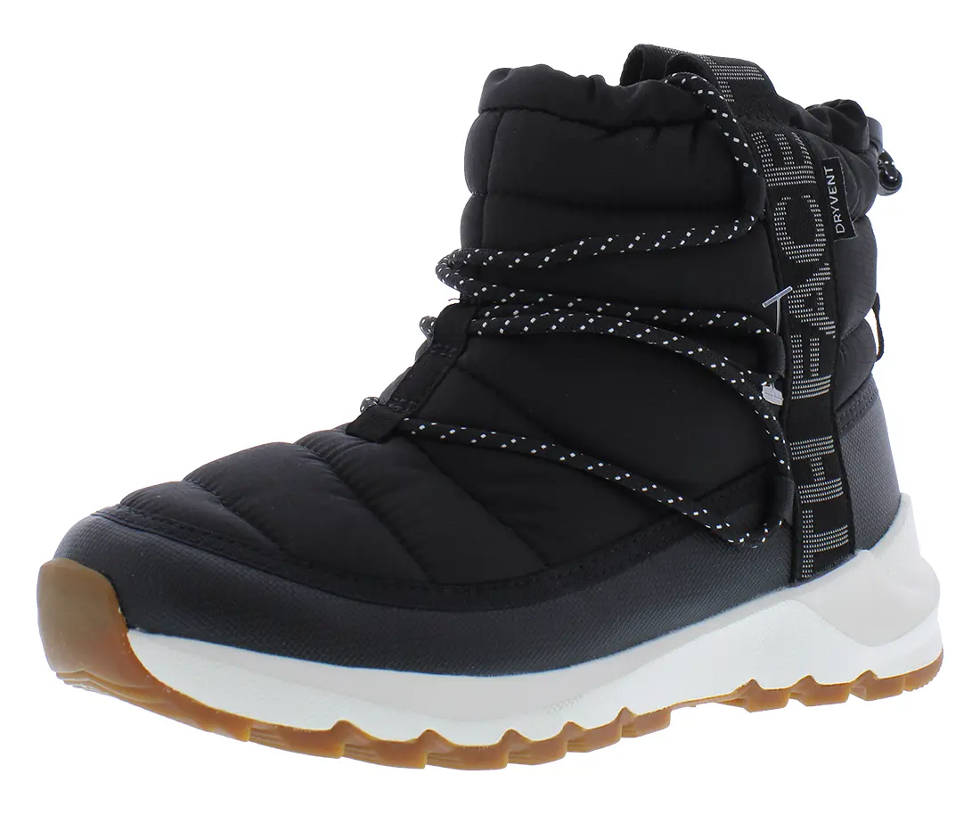 Women's The North Face Thermoball Waterproof Lace-Up Walking Shoes - Athletic, Outdoor Closed Footwear with Laces