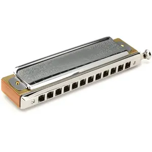 Hohner Super Chromonica Silver Harmonica, Key of G (270-G)