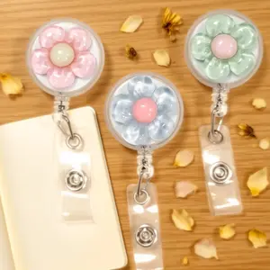 Badge Reel,Funny Nurse Badge Reels Durable Nylon Retractable Cord,Nursing Student Worker Teacher Doctor ID Name Badge Clip Accessories, Removable Cardholder, Badge Decoration