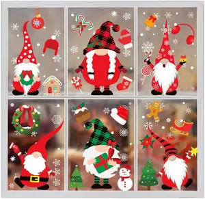 Funnlot Christmas Window Clings - 316PCS Christmas Decorations Window Stickers Decals for Glass Windows Office Home Indoor Outdoor