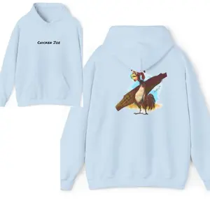 Chicken Joe Hoodie Cotton Casual 2 Sides ,Gift for Men,for Women