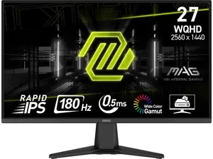 MSI 27" 180 Hz Rapid IPS QHD Gaming Monitor MAG275QF