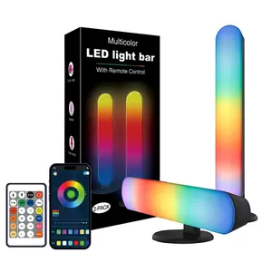 Smart WiFi Bluetooth-compatible RGB Gaming LED Light, 80 Dynamic Effects, Music Sync, DIY Desktop Atmosphere Lamp, Perfect for PC Gamers, RGB Atmosphere Lights