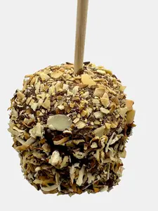 Toasted Almond Coconut  Caramel Apple 16 oz