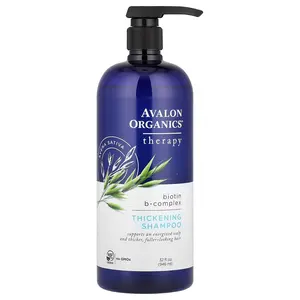 Avalon Organics Thickening Shampoo, Biotin B-Complex, 32 fl oz (946 ml)