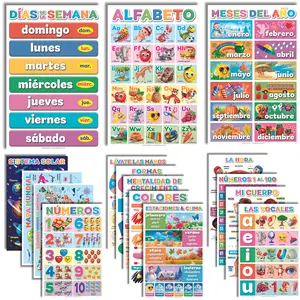DeeDee's Workshop 16 Spanish Classroom Posters (Spanish vol. 1)